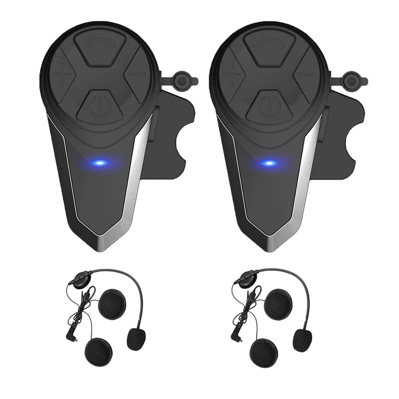 

FFYY-Motorcycle Helmet Intercom, Bt-S3 1000M Motorcycle Bluetooth Wireless Headset Intercom To 2-3 Riders (Waterproof/Handsfree/