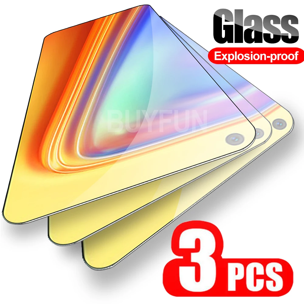3 шт. Защитное стекло для OPPO Realme 7 Pro 5G 7i Global Защита экрана Real me 7Pro полное покрытие