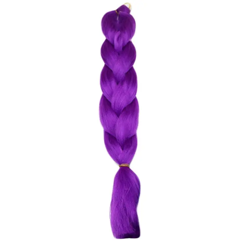 

Solid Color Jumbo Brading Synthetic Hair Extensions Long Crochet Braids Wig