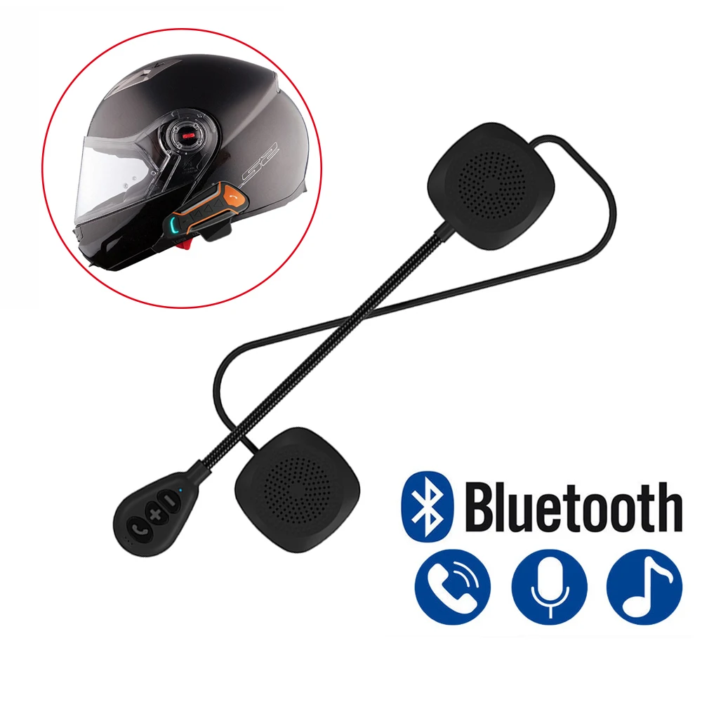 

2019 New Anti-interference Motorcycle Helmet Bluetooth Earphone Headphone Speaker Handsfree Music For MP3 MP4 Smartphone