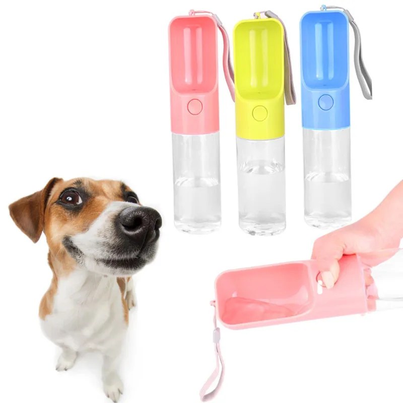 

Pet Dog Water Bottle Outdoor Travel Dog Cat Water Feeder Dispenser Drinking Bowl Cup For Puppy Small Large Dog Supplies