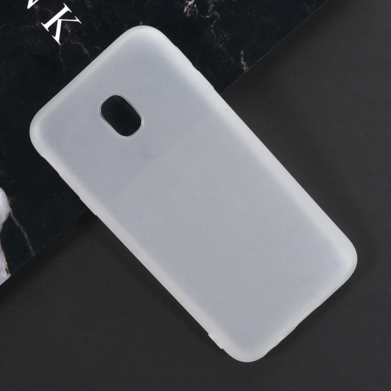 Чехол для телефона из искусственной кожи с текстурой под дерево для samsung Galaxy J3 J330F, чехол-книжка с откидной крышкой, деловой чехол-кошелек, Мягкая силиконовая задняя крышка - Цвет: White Soft Silicone