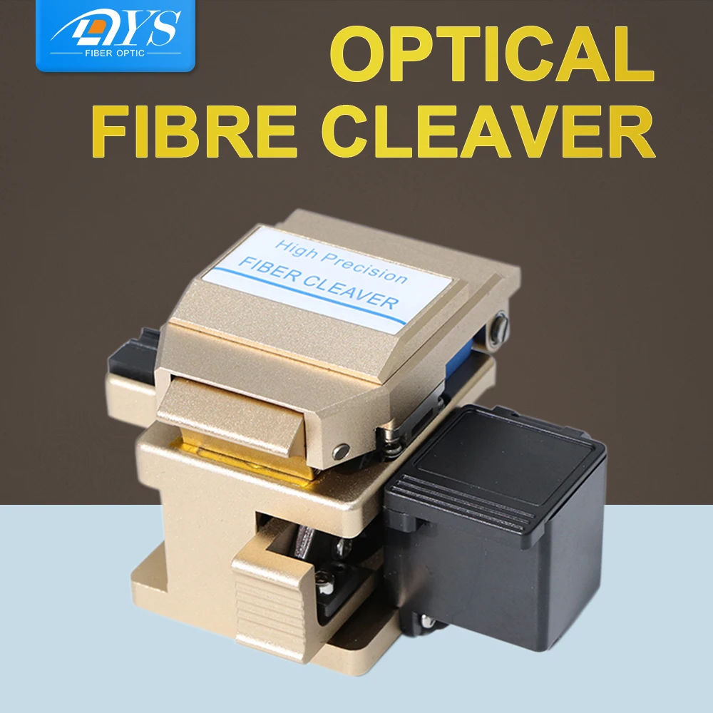 

High Precision FTTH Fiber Optic Cleaver Optical Fiber Cutting Tools Metal Patch Drop Cable Cutter