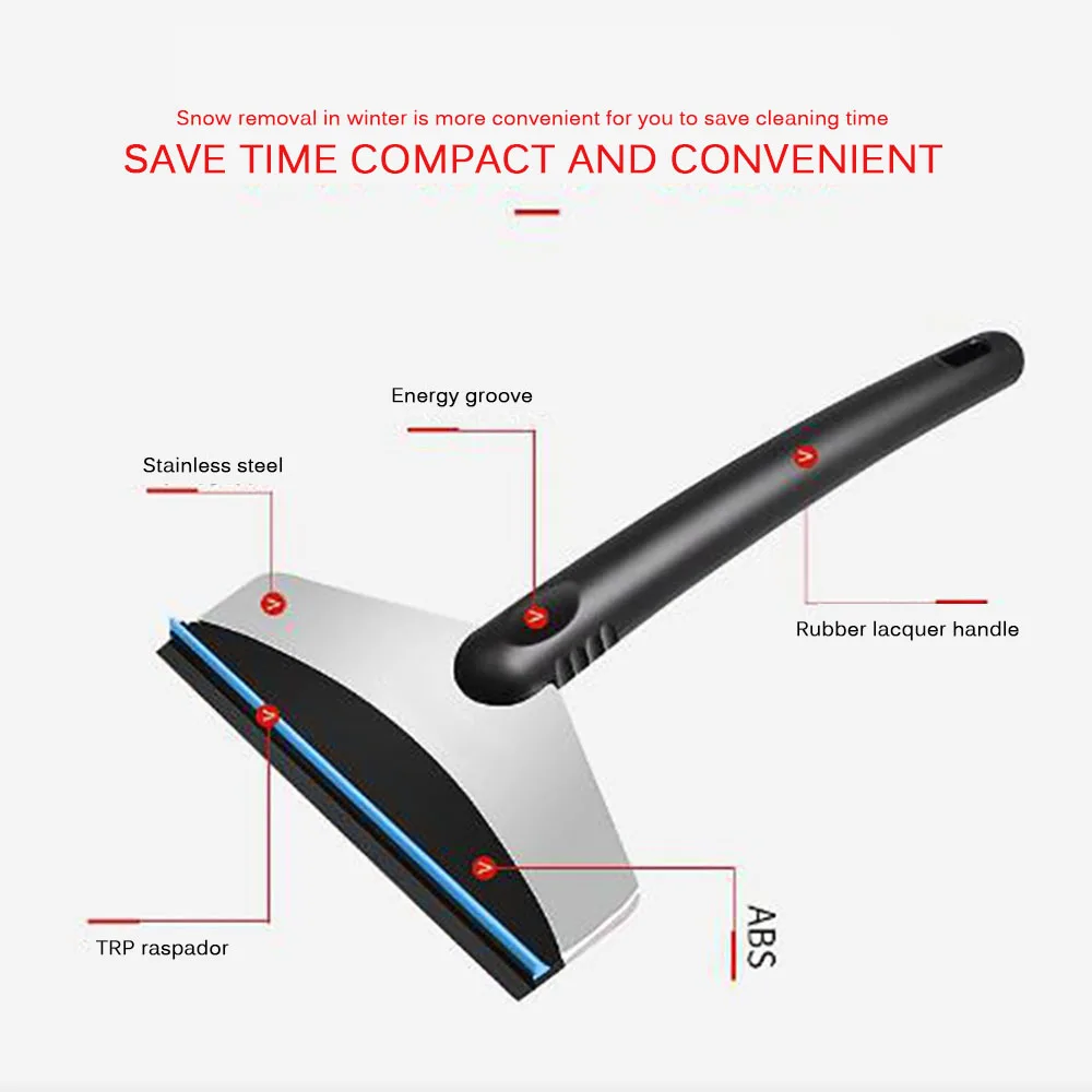 Practical Portable Cleaning Tool Ice Shovel Vehicle Car Windshield Snow Scraper Window Scraper For Car Ice Scraper Snow Shovel