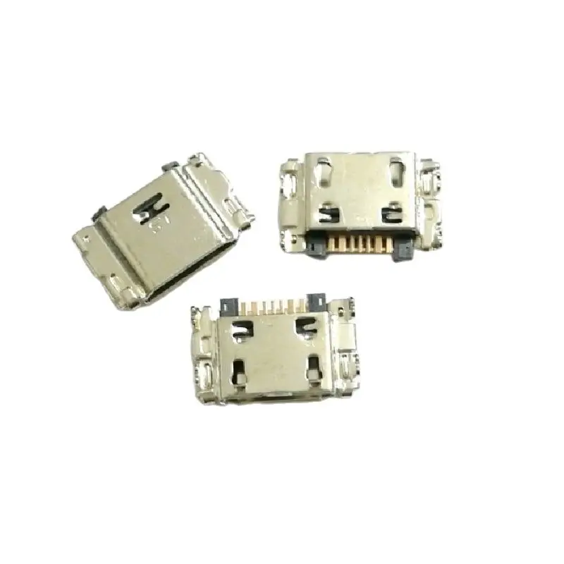 100 шт./лот разъем Micro Mini USB для подключения зарядного устройства Samsung J1 J5 J7 J330 J530 J730