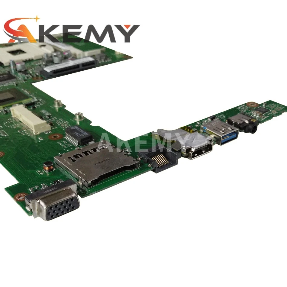 X401A X501A original da placa-mãe HM76 com suporte para CPU I3