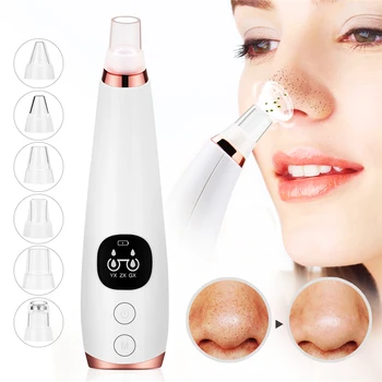

Blackhead Remover Vacuum Pore Cleaner Suction Face Deep Cleansing Nose Diamond Dermabrasion Remove Pimple Machine Skin Care Tool