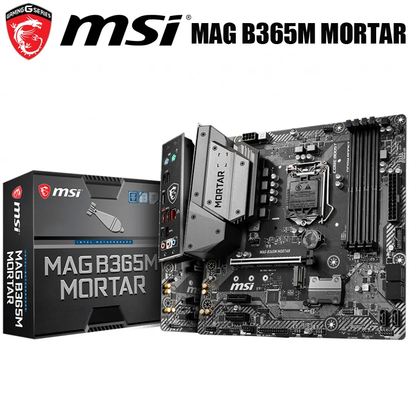 Материнская плата MSI MAG B365M материнская LGA 1151 DDR4 9 го 8 поколения Core i7/i5/i3 Desktop B365 64 Гб