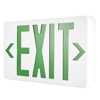 

LED Emergency Light 3W AC85-265V 6LED Emergency Lighting ABS Plastic Durable Exit Sign Indicator Light