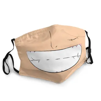 

One Piece Luffy Smile Adult Washable Mouth Face Mask Pattern Anti Haze Protection Cover Respirator