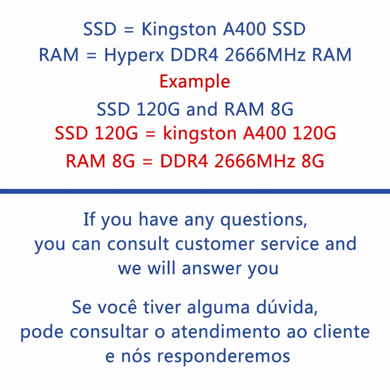 Kingston Hyperx Memoria Ram ddr4 2666MHz 8gb 16gb 32gb Memory A400 SSD 120g  240g 480gb 1tb Internal disco duro ssd For Laptop - AliExpress