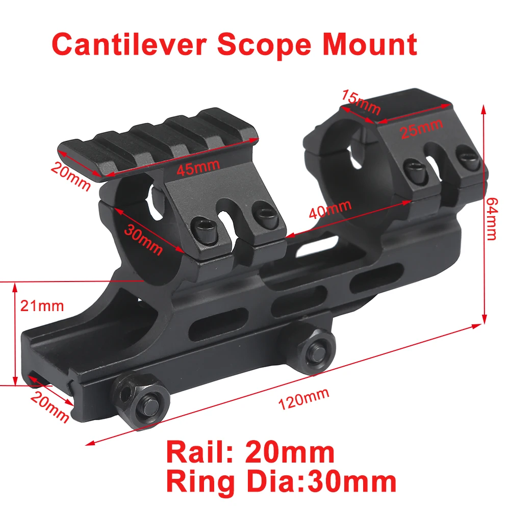 25.4/30mm Rings Scope Dual Mount Heavy Duty Picatinny Weaver 20mm Rail New Sale 