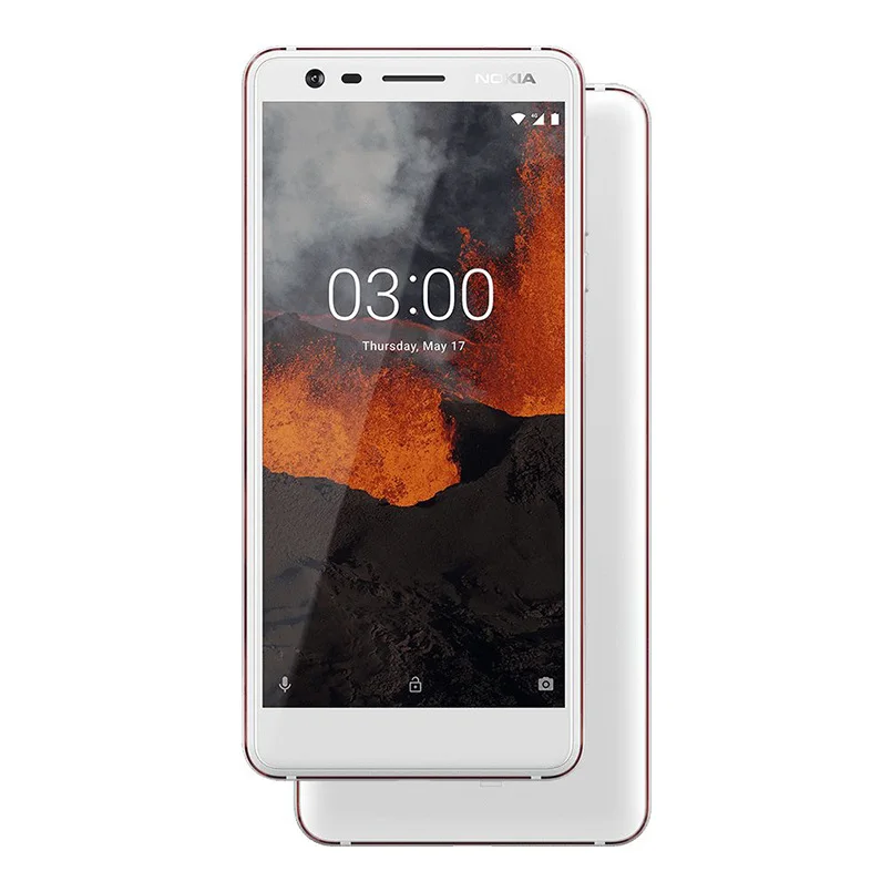 Белый Глобальная версия Nokia 3,1 Смартфон Android 5,2 дюймов HD+ 3 ГБ 32 ГБ MT6750N Восьмиядерный 2990 мАч 4G LTE мобильный телефон - Цвет: Белый