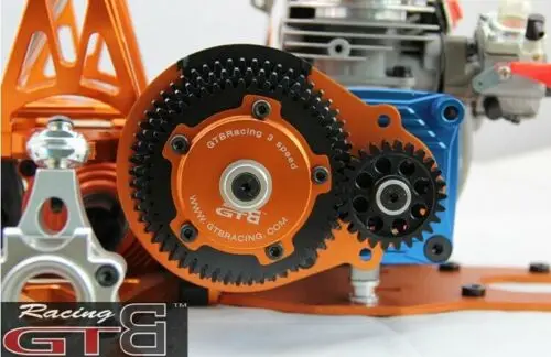 GTB гонки 3 Скорость коробка передач для HPI Rofun КМ Baja 5b 5 т Багги Радиоуправляемый