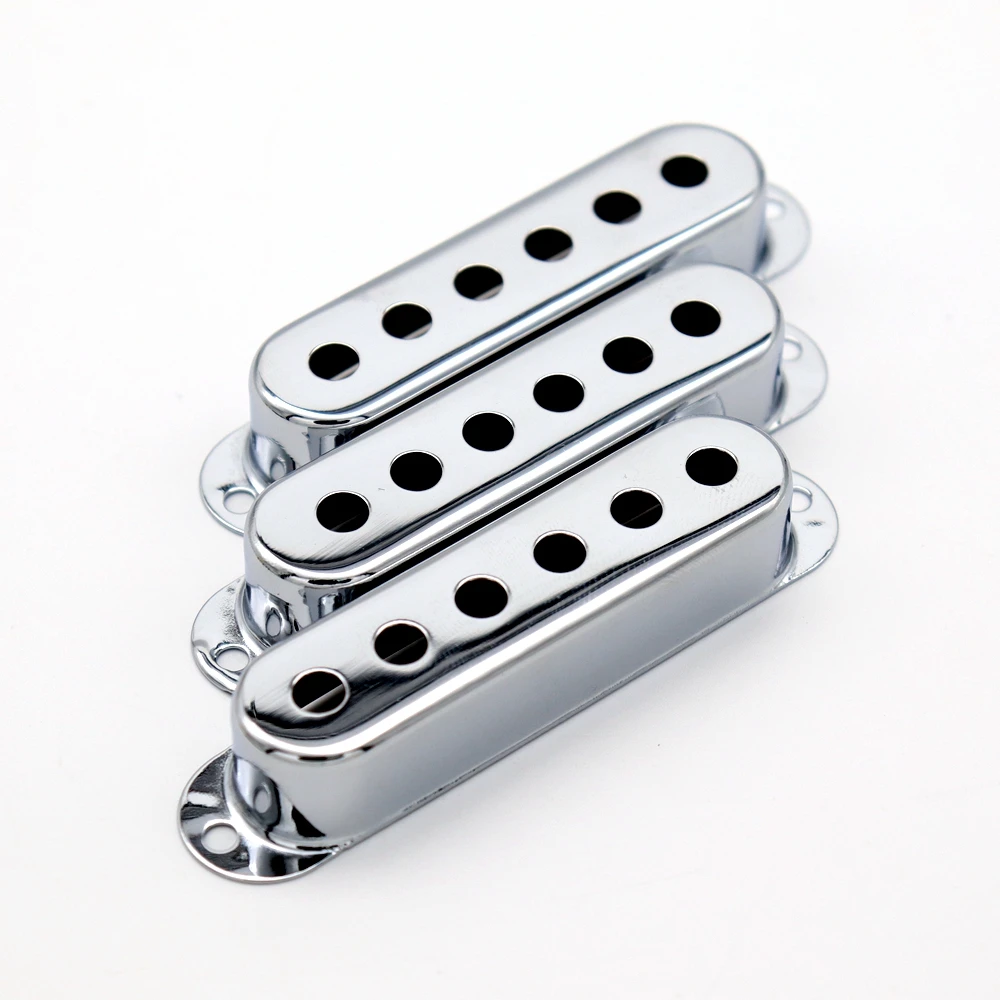 Description Picture 5 of item1 pcs Brass Electric Guitar Single Pickup Covers 48mm/50mm/52mm for ST SQ Guitar Accessories Parts