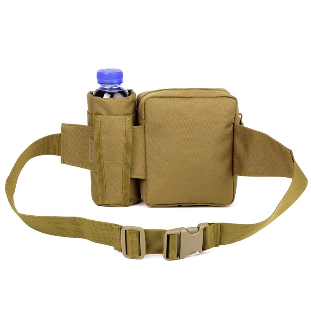 Outdoor Bags Outdoor Camo Gear Waist Fanny Pack Mens Tactical Hunt Camp Hiking Bottle Bag 