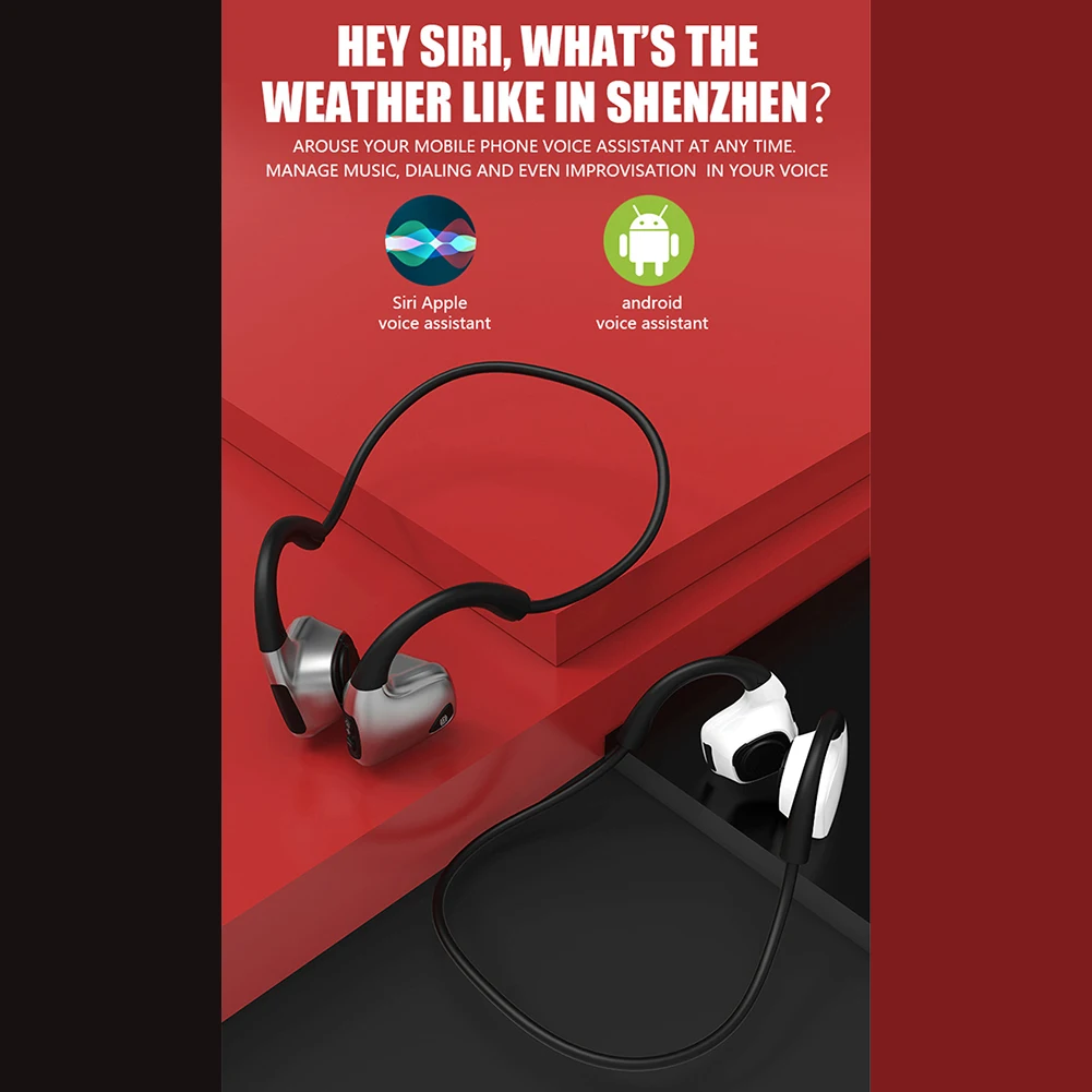 S. Носить R9 костной проводимости Bluetooth гарнитура Портативный Спорт Runing HIFI шумоподавление стерео 3D Bluetooth наушники с микрофоном