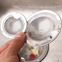 Stainless Steel Strainer Multiple Use Kitchen Sink Sink Filter Bathroom Sink Hair Filter Mop Pool Filter Sewer Floor Drain 1pc 5