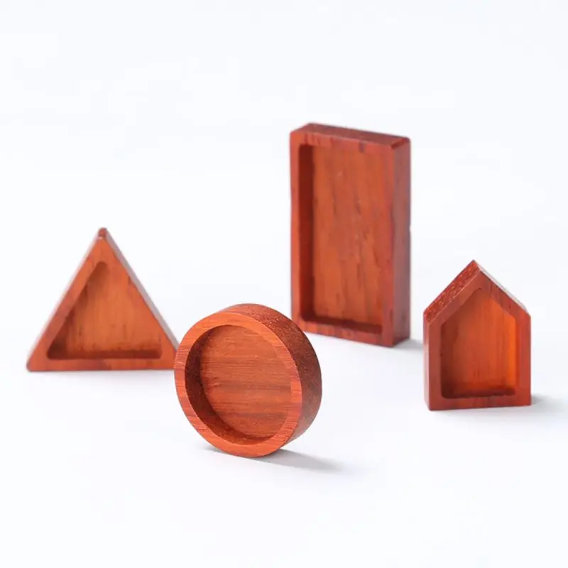 

Blank Wood Cabochon Round Square Wooden Resin Frame Pendant Resin Jewelry Making
