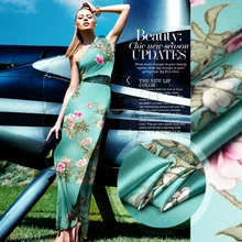 118 см набивная атласная шелковая ткань МЕТР 19 мм мягкий шелк стрейч атласная ткань Атлас спандекс натуральный шелк ткань ткань