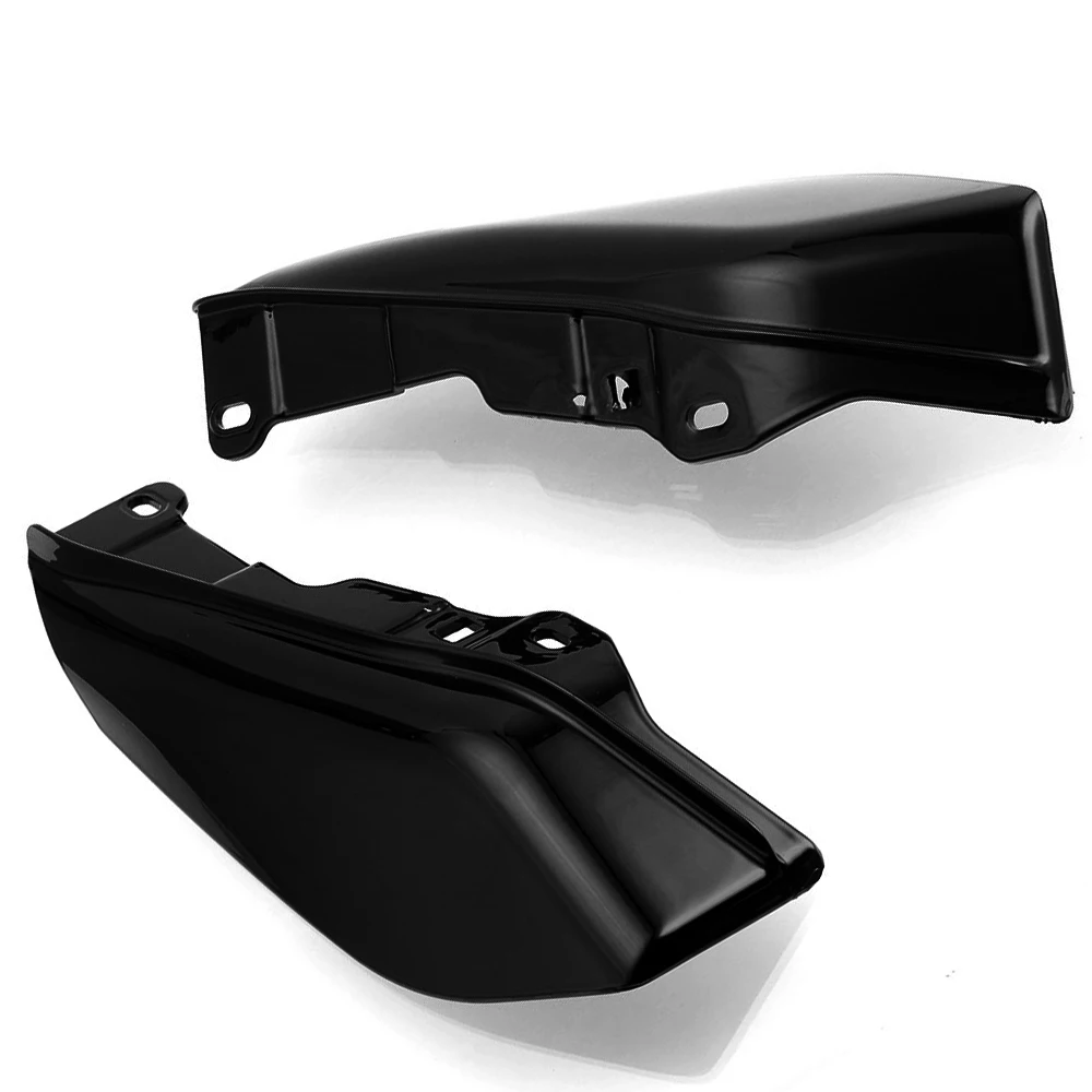 Для Touring Electra Street Glide Road King CVO Limited FL FLTR черные воздушные дефлекторы средней длины обрезные теплозащитные