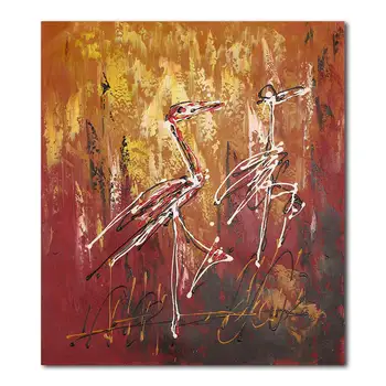 

50*60cm Art Oil Painting on Fiber Cloth Posters And Abstract Painting Prints Wall Art Picture for Living Room Decoration