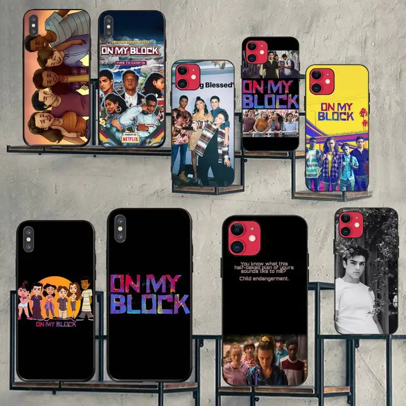 NBDRUICAI на моем блоке ТПУ Черный чехол для телефона Корпус iPhone 11 pro XS MAX 8 7 6 6S Plus X 5S SE