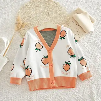 

2019 Baby Sweaters Baby Winter Sweater New Jackets For Kids Jacket Children'S Net Red Sweater Girls Cardigan Kids Sweater