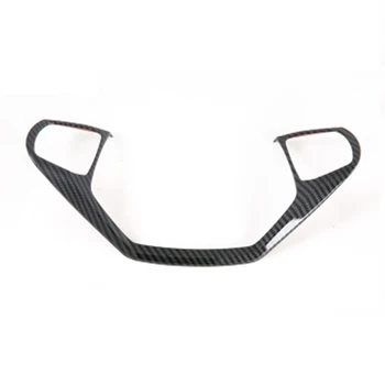 

For Ford Explorer 2020-2021 Steering Wheel Cover Trim Carbon Fiber look Accessories Practical Hot Sale Parts