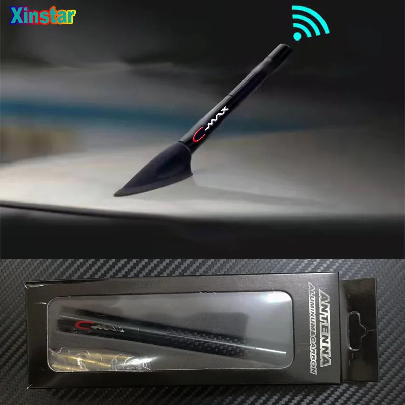 4.7inch Carbon Fiber car Vehicle Aerials Car Radio Antenna For Ford Cmax C-max Accessories | Автомобили и мотоциклы