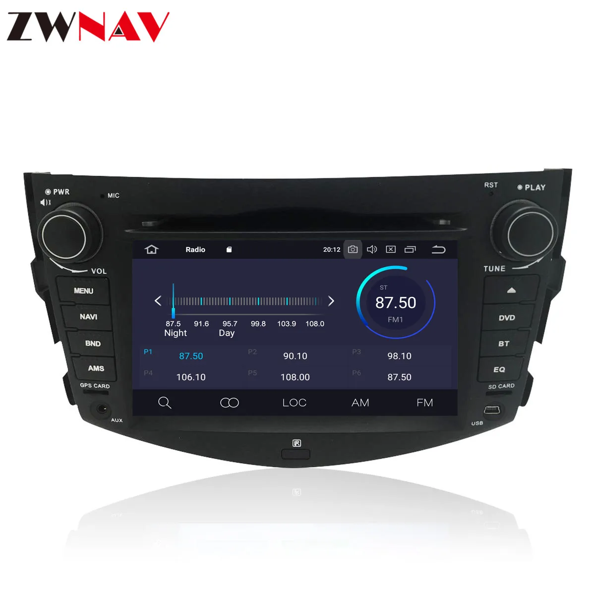 DSP Android 10,0 Автомобильный DVD стерео мультимедийный плеер для Toyota RAV4 2006-2012 радио gps Navi Аудио Видео головное устройство wifi стерео карта