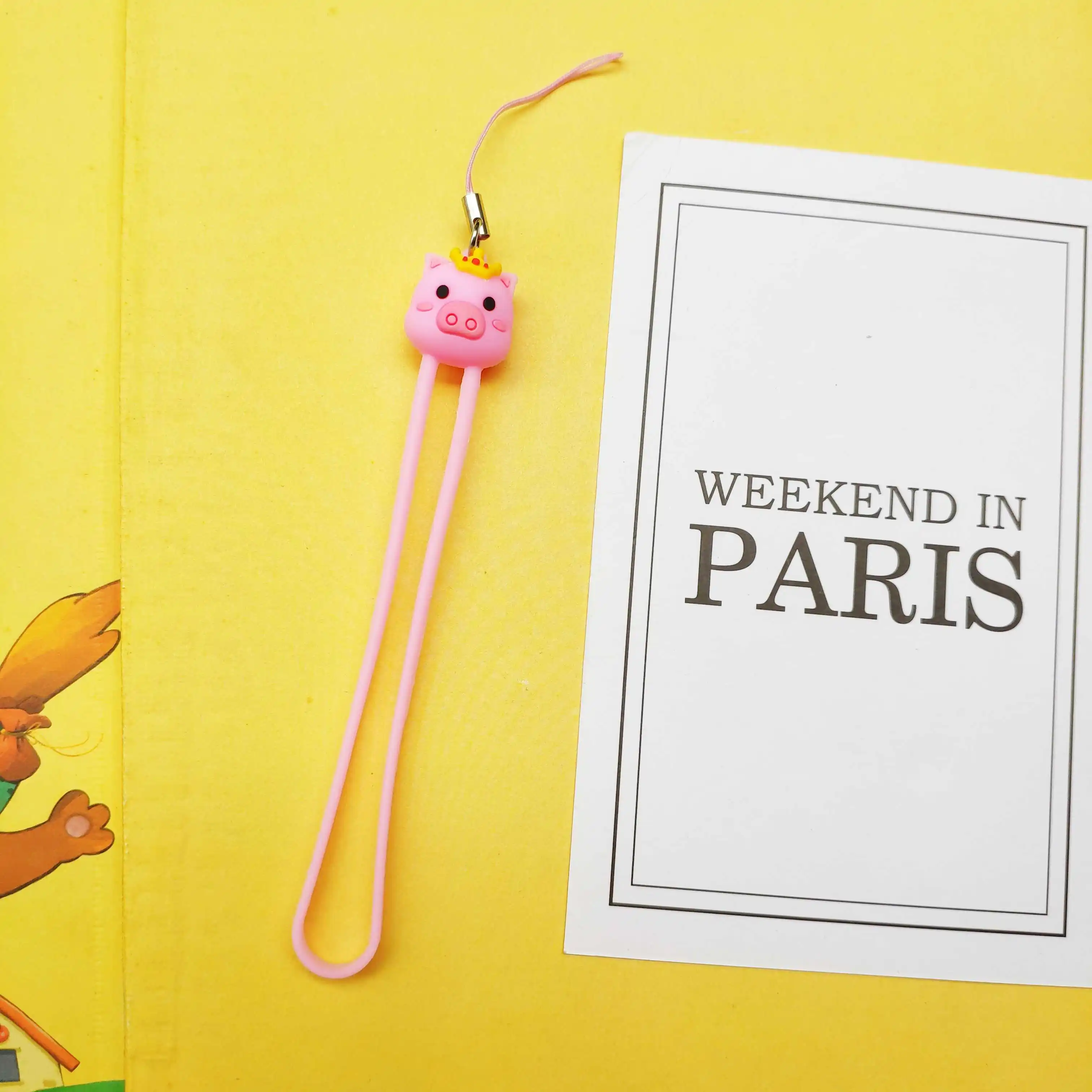 Мобильный телефон ремешок для общего назначения сотовый телефон 3D мультфильм анти-потеря Силиконовый эластичный мягкий ремешок Многофункциональный рука запястье - Цвет: 210