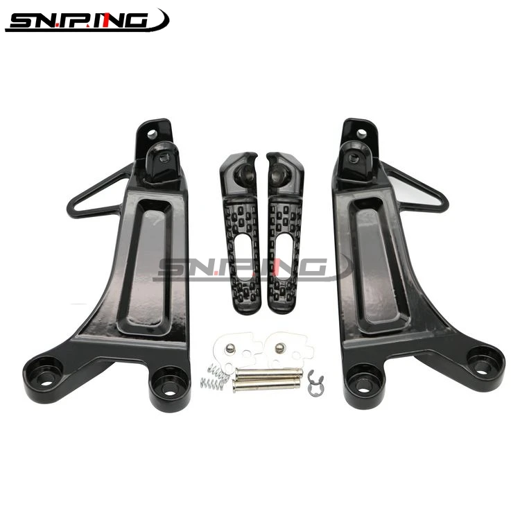 Задняя Подножка для мотоцикла, подножки для Honda CBR 600RR 600 RR 03 04 F5 2003 2004, Задние подножки, подножки для ног, педали, кронштейн