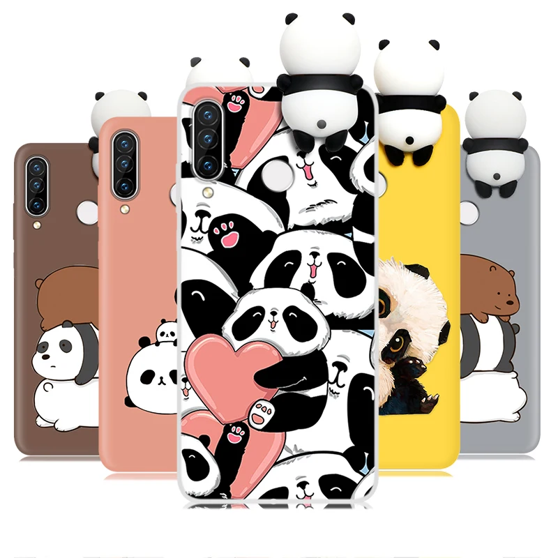 Мультяшный 3D Кукла Подарочный чехол для Huawei P40 P20 P30 Pro Lite P Smart Plus 2019 P9 P8 P10 2017 Nova 6 SE 5 5i