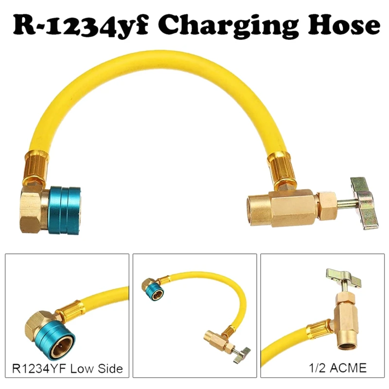 NEW-A/C R1234YF автомобильный Кондиционер хладагент DIY Разливочный шланг низкобоковой шланг