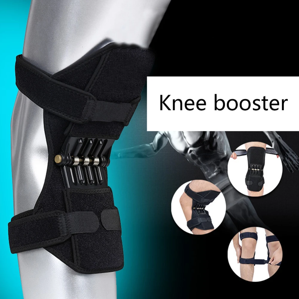 1pcs Power Lift Joint Support Knee Pads Breathable Non-slip Powerful Rebound Force Knee booster Joint Support Knee Pad For Pants