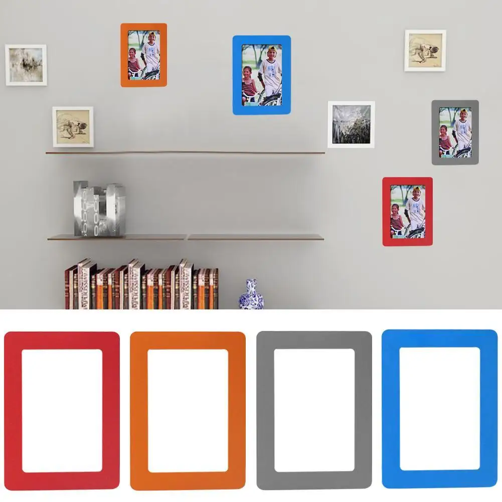 Магнитная Фоторамка без перфорации креативная Удобная ПВХ A4 настенная цветная