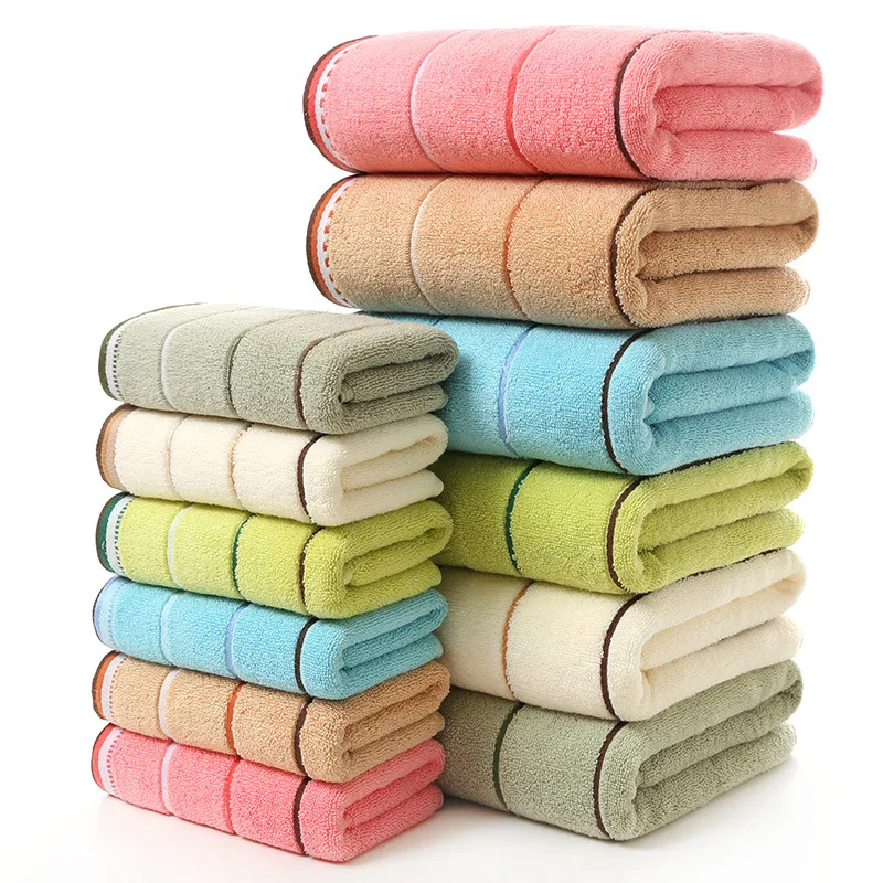 

Six Color Cotton Bath Towel Combed Cotton Process Soft and Durable Fast Water Absorption Large Adult Bath Towel