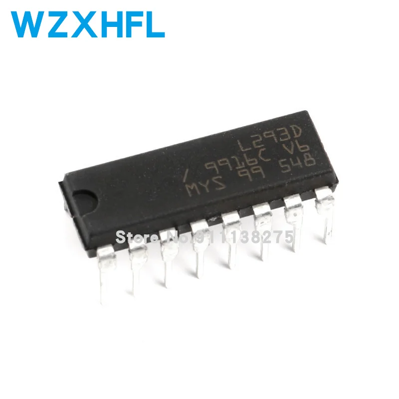 5 шт./лот оригинальный двигатель L293D DIP16 IC | Электронные компоненты и