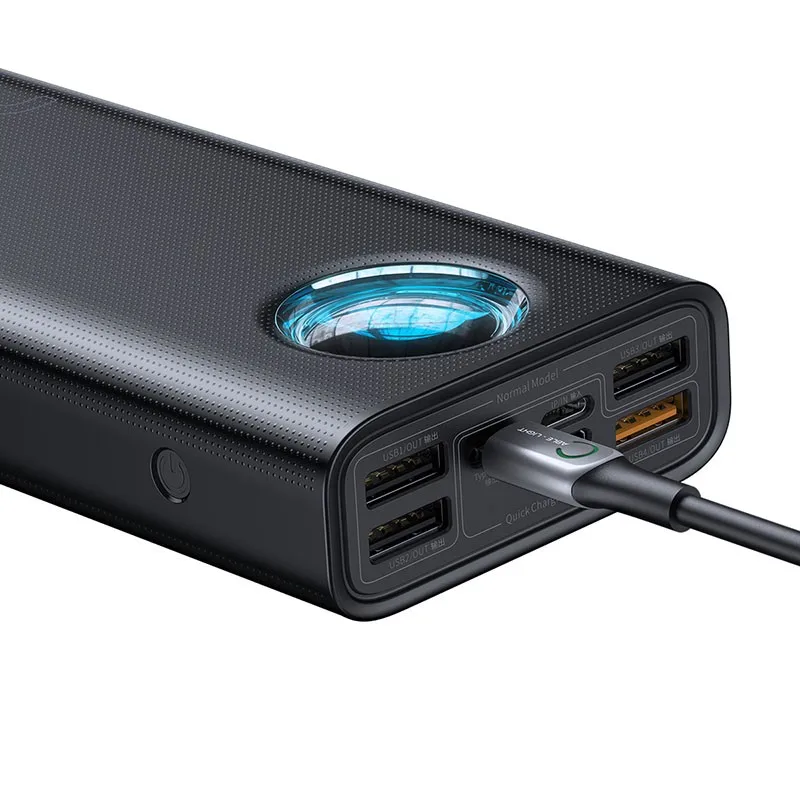 30000 мАч Внешний аккумулятор USB 3,0 33 Вт Цифровой дисплей быстрое зарядное устройство с 4 usb-портами для iPhone Sumsung Быстрая зарядка внешний аккумулятор