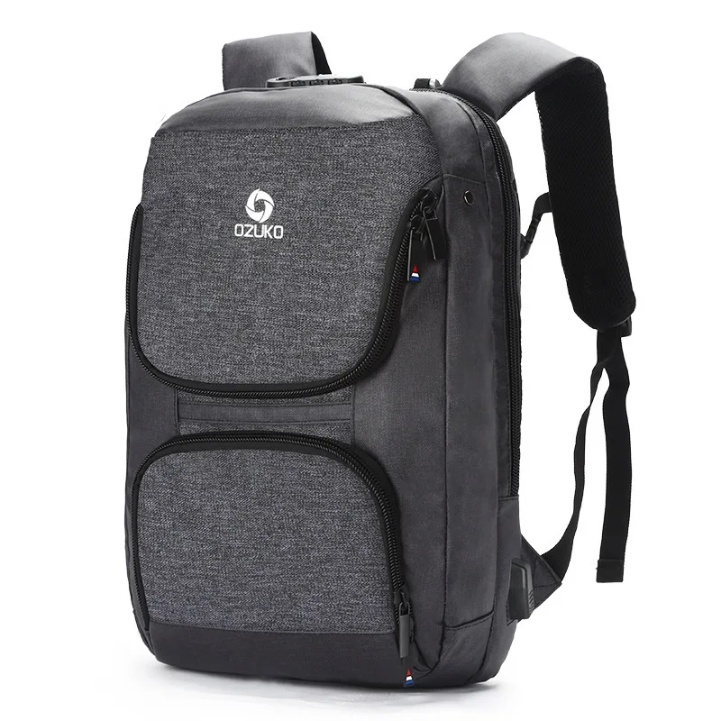 

Ozuko Foreign Trade New Style Backpack Casual MEN'S Backpack Multi-functional Outdoor Backpack a Generation of Fat