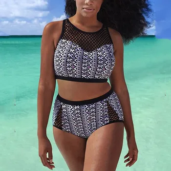 

New 2020 Bikinis Women Swimsuit Female Swimwear Retro Sexy Summer Push Up Bikini Set Beach Swim Wear Bathing Suits Biquini