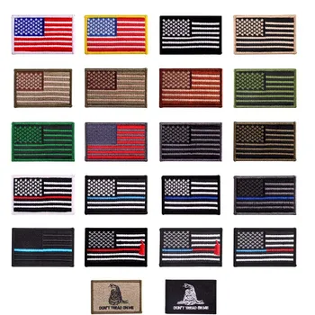 

Embroidery Patch Cloth Stickers Embroidery Chapter Boutique DIY Magic Stickers Stars Stripes Flag Decoration National Flag