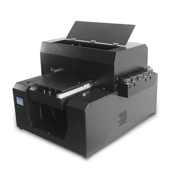 Billige Automatische A3 UV Drucker Für Telefon Fall Zylinder Flasche Glas L1800 UV Drucker 6 Farbe Mit DX4 Drucker Kopf