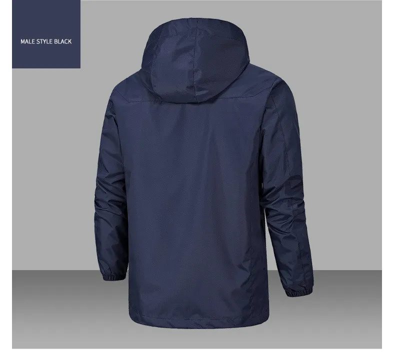 Windproof hooded Jacket For Men-2