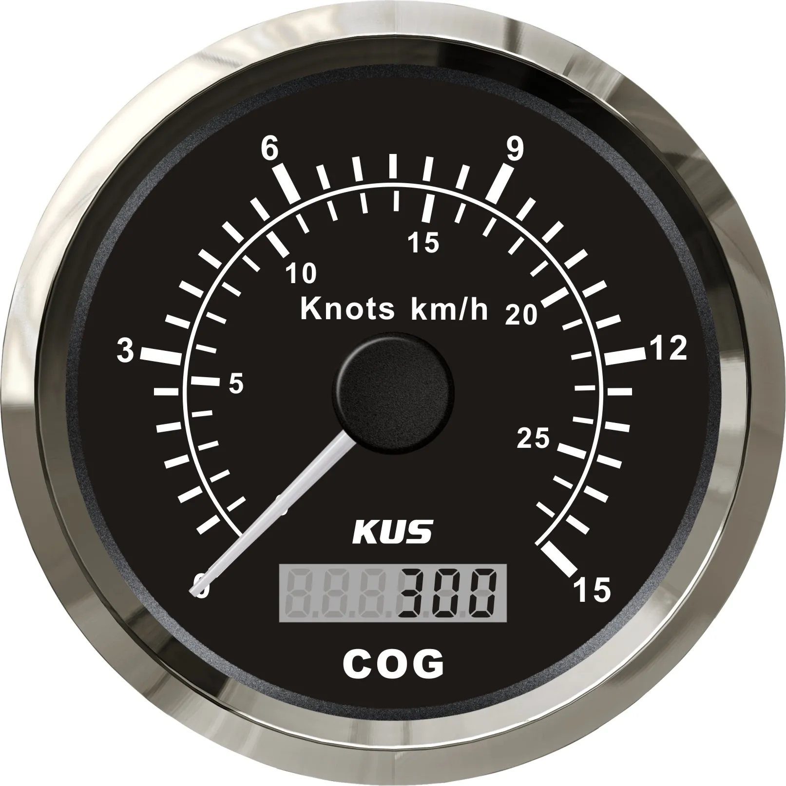 Новый универсальный измеритель скорости KUS 85 мм 0-15 узлов 0-25 км/ч GPS с курсом для