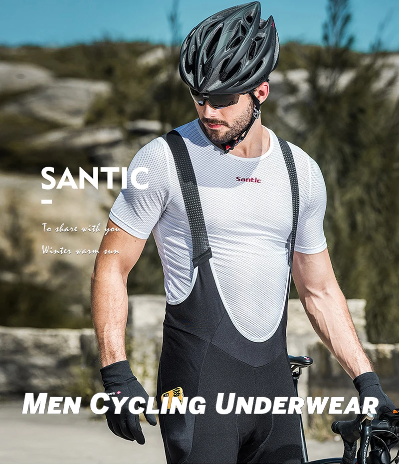 Santic, без рукавов, короткий/длинный рукав, нижнее белье для велоспорта, Джерси, дышащий, быстросохнущий, MTB, горный велосипед, футболка, велосипедный спортивный жилет