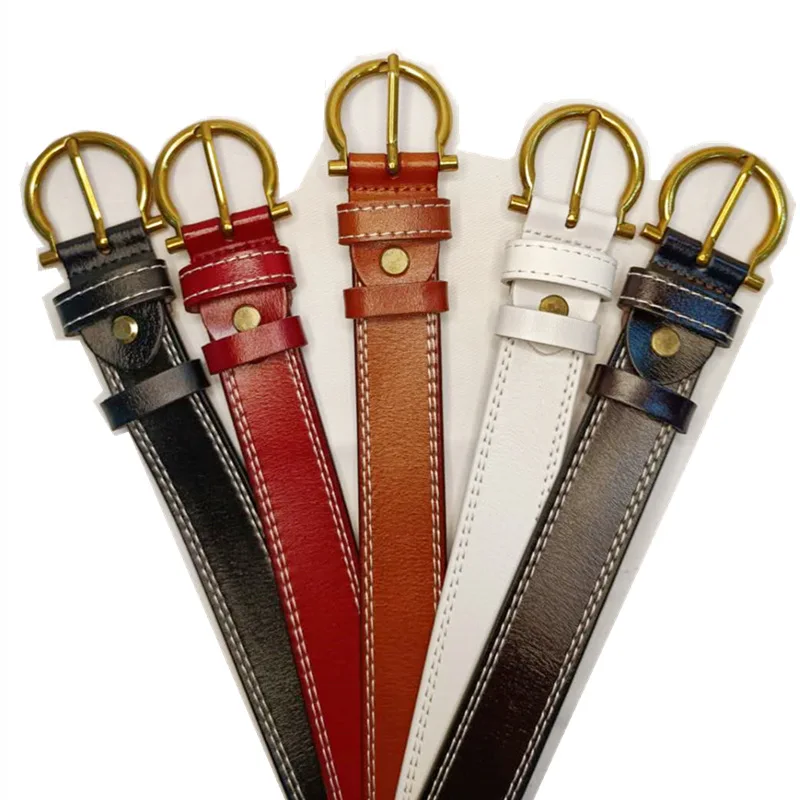 2021 female Buckle Ladies Belts Strap Students Belts for Women Leather Belts For Women luxury designer brand Belt