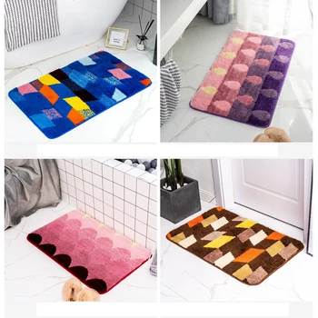 

Bathroom Mat Set Carpet Bathroom Floor Rug Anti-slip Rugs Toilet Bath Mat Non Slip Bathroom Set Rug Anti-slip Rugs Toilet Bath