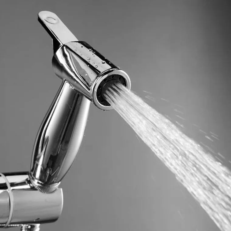 BidetSprayerAnalDoucheShowerHeadChromePlasticShattafHygiene